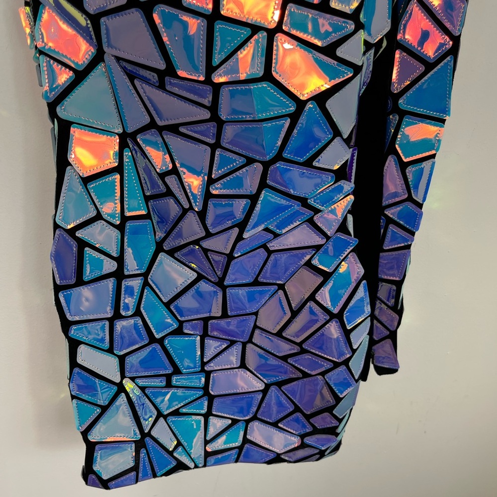 NWT BRONX AND BANCO Solar Embellished Dress Multicolour Sz XS - Picture 12 of 13